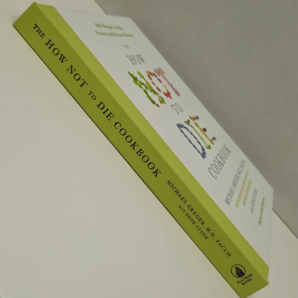 The How Not To Die cookbook hardcover Michael Greger, MD FACLM 2017